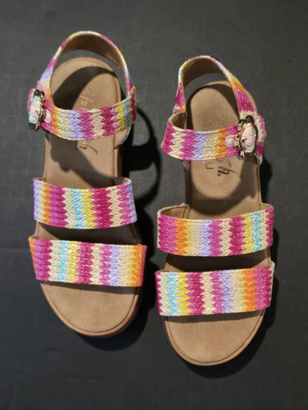 Blowfish Malibu Journey-K Strappy Platform Sandal SZ 3 KIDS